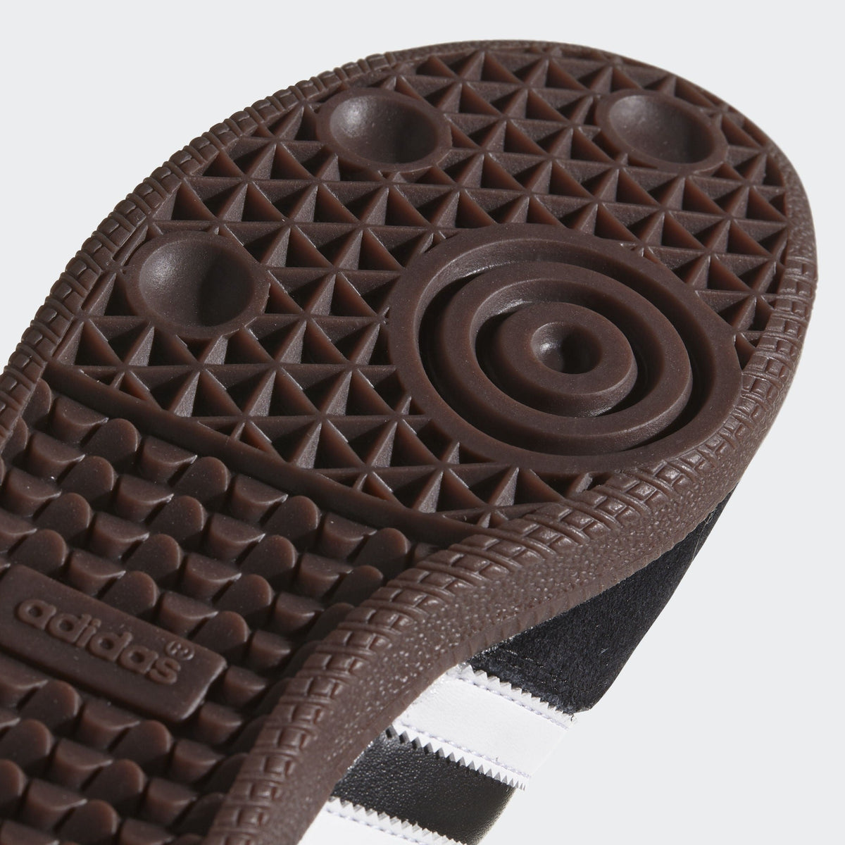 adidas Samba Leather Indoor Shoes Classic - Black/White product image 11, provided for visual reference and product detail