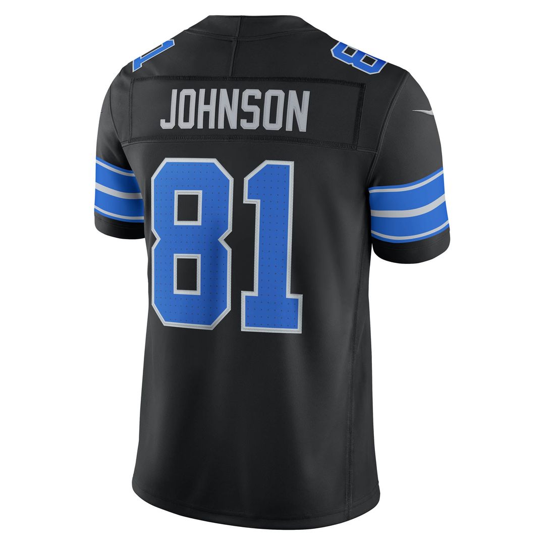 Detroit Lions Calvin Johnson Nike Blue Vapor FUSE Stitched product image 9