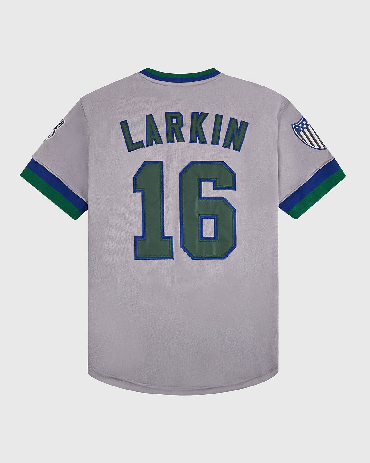 Barry Larkin Denver Zephyrs Button Up Jersey product image 7, provided for visual reference and product detail review