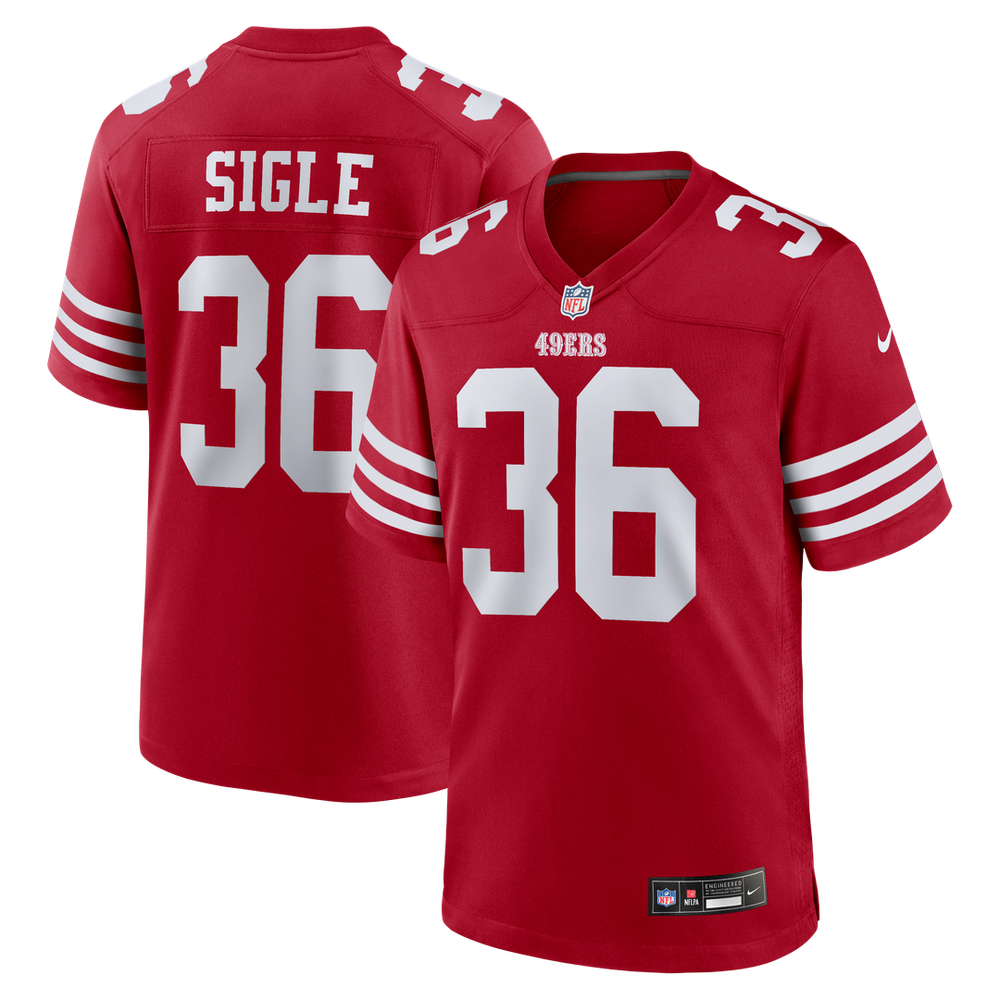 San Francisco 49ers Marques Sigle Nike Scarlet Game Jersey