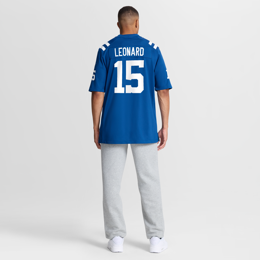 Indianapolis Colts Riley Leonard Nike Royal Game Jersey product image 8
