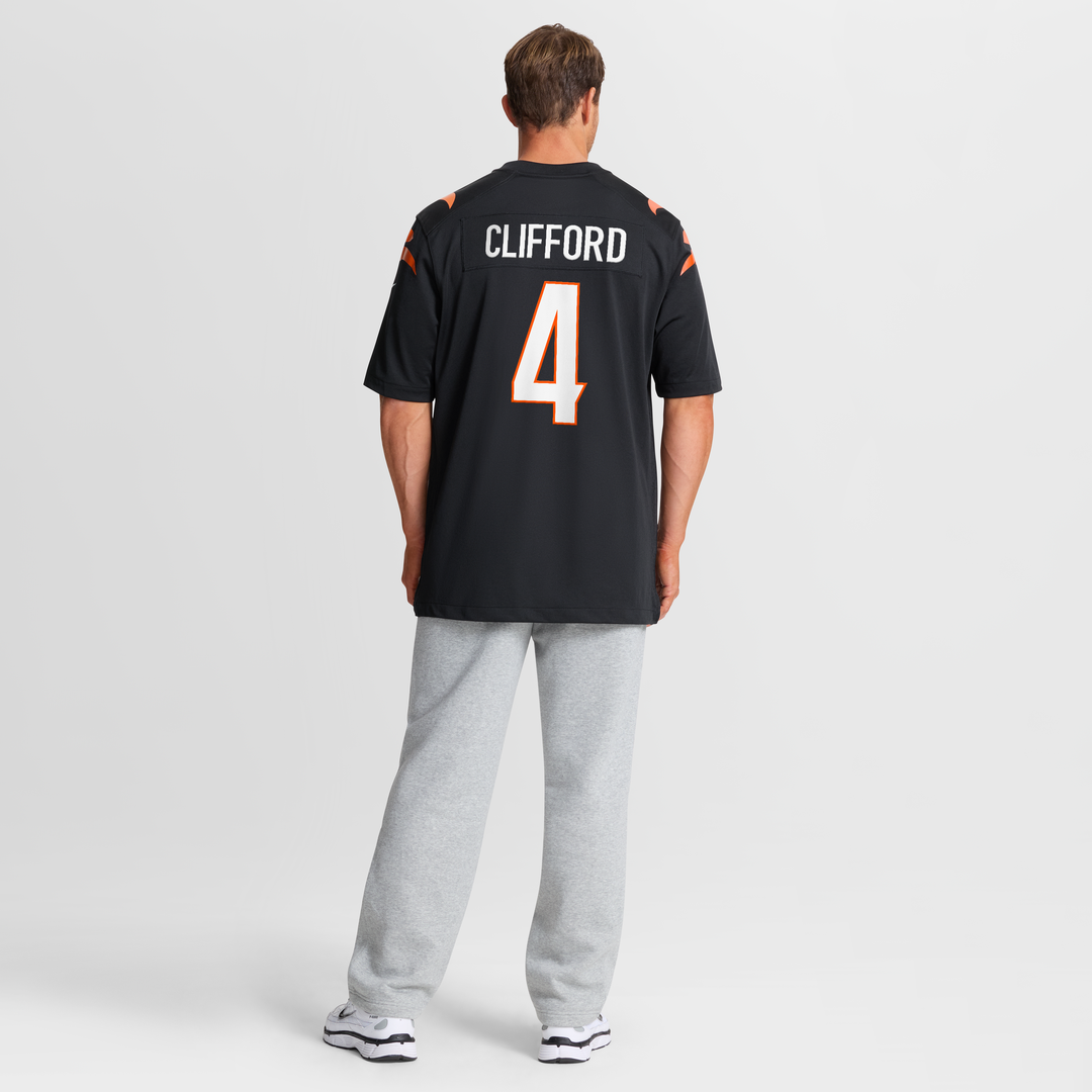 Cincinnati Bengals Sean Clifford Nike Black Game Jersey product image 8