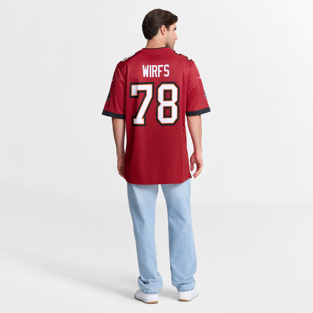Tampa Bay Buccaneers Tristan Wirfs Nike Red Game Jersey product image 8