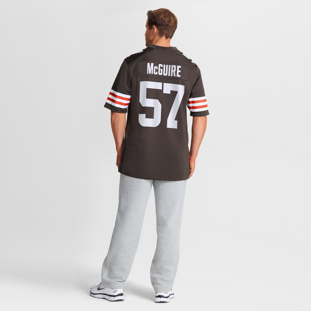 Cleveland Browns Isaiah McGuire Nike Brown Game Jersey product image 8