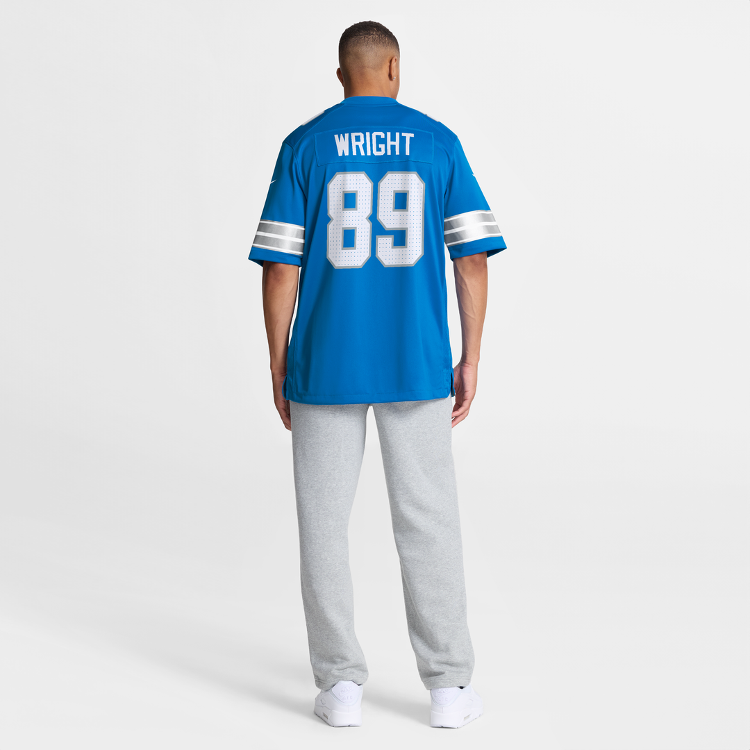 Detroit Lions Brock Wright Nike Blue Game Jersey product image 8