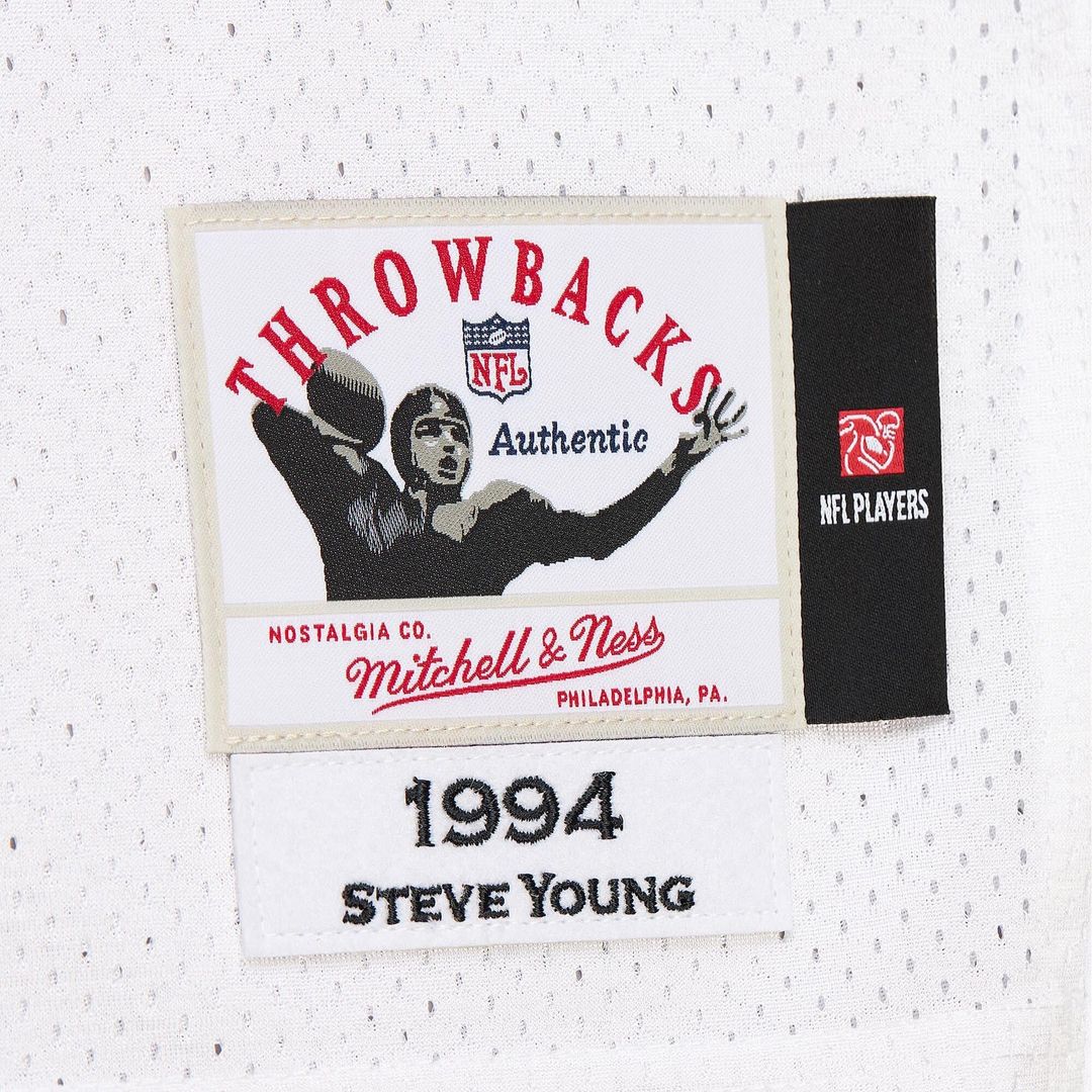 San Francisco 49ers 1994 Steve Young Mitchell & Ness White product image 7