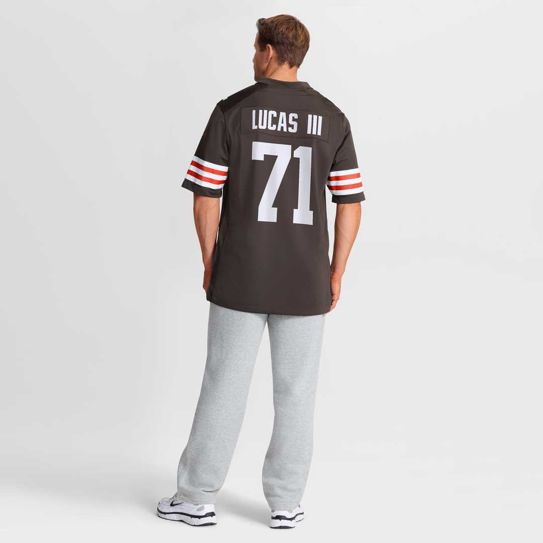 Cleveland Browns Cornelius Lucas Nike Brown Game Jersey product image 8