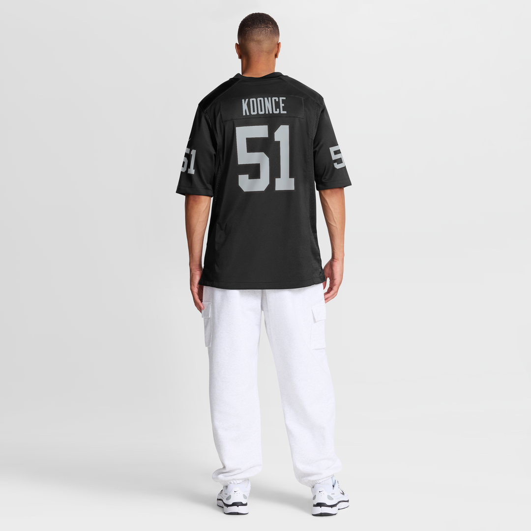 Las Vegas Raiders Malcolm Koonce Nike Black Game Jersey product image 8