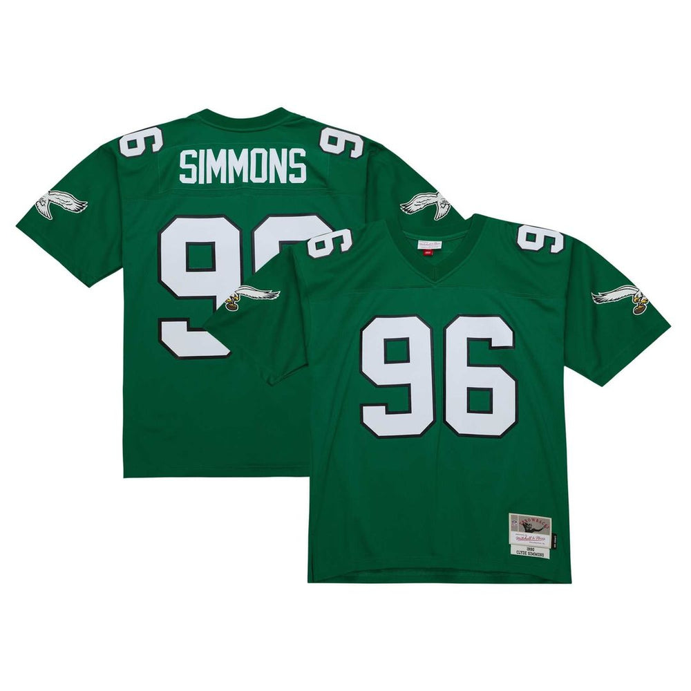 Philadelphia Eagles Clyde Simmons Mitchell & Ness Kelly
