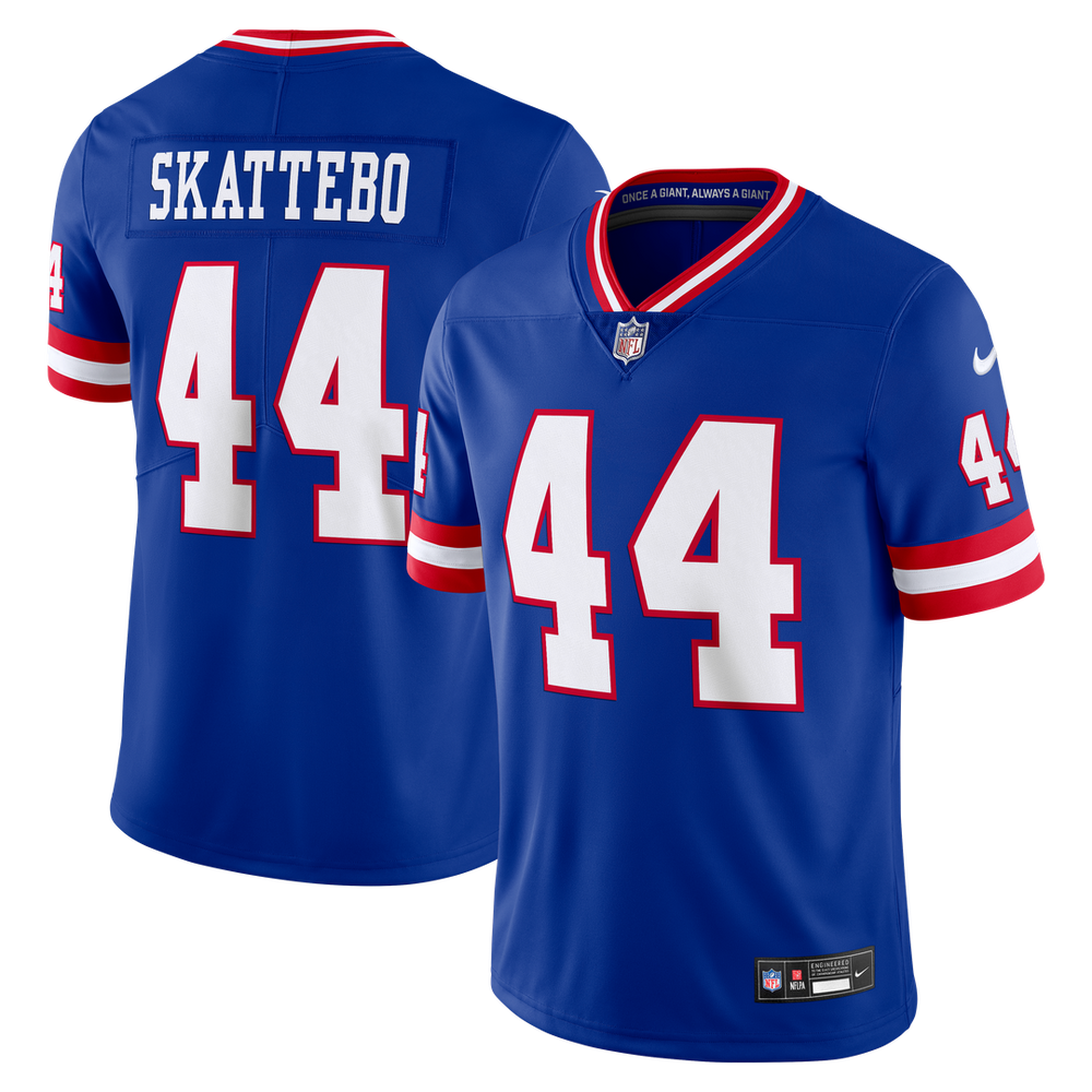 New York Giants Cam Skattebo Nike Royal Legacy Vapor