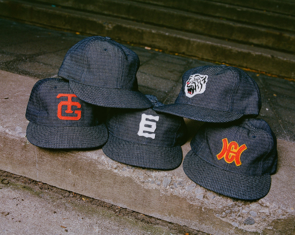Tokyo Giants 1940 Japanese Indigo Dobby Cotton Ballcap product image 2, provided for visual reference and product detail