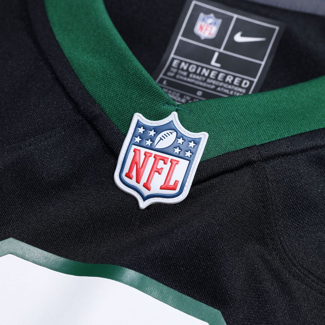 New York Jets Breece Hall Nike Legacy Black Alternate Game product image 10