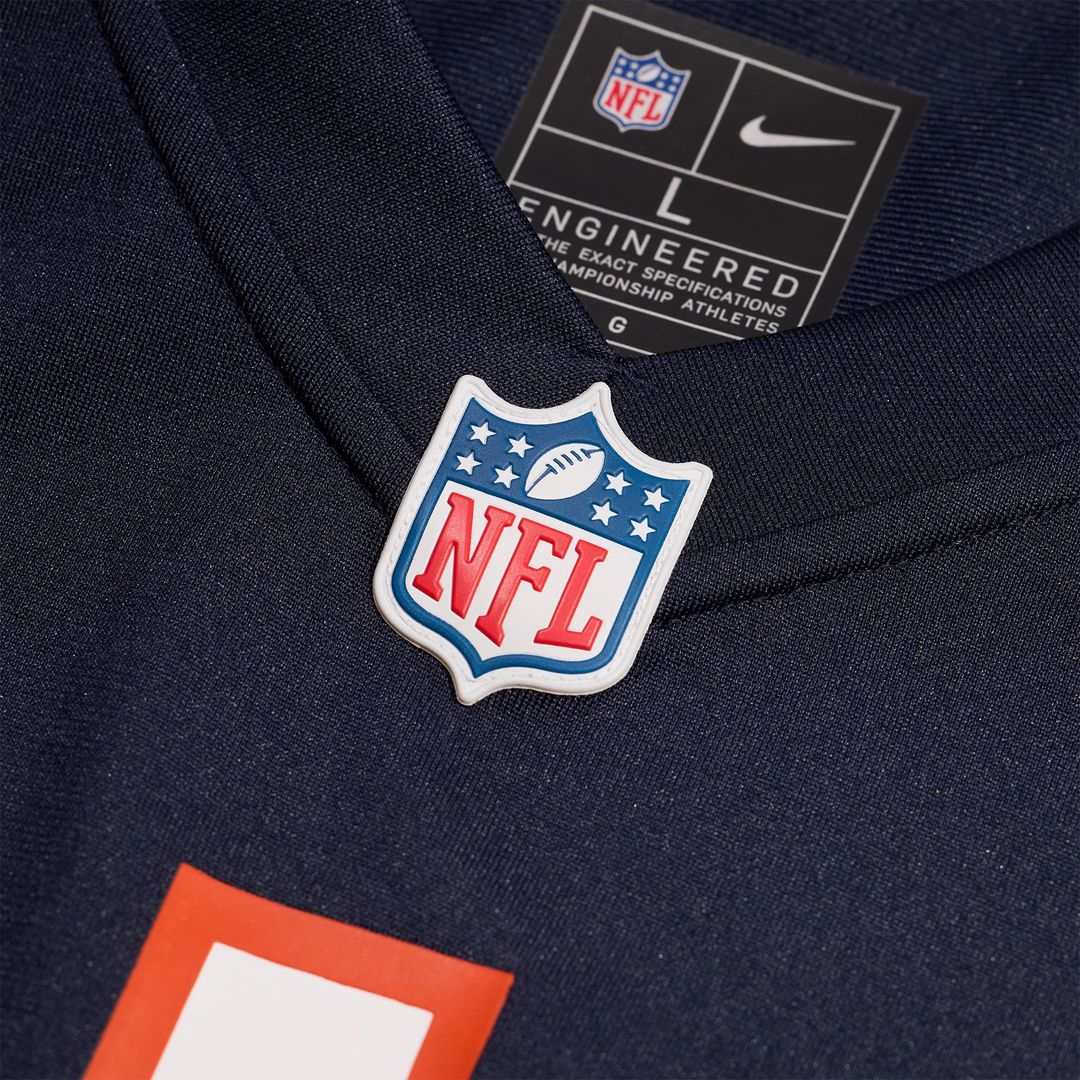 Chicago Bears Ruben Hyppolite II Nike Navy Game Jersey product image 4