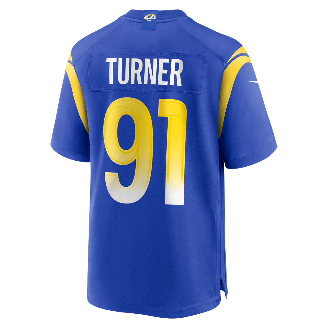 Los Angeles Rams Kobie Turner Nike Royal Home Game Jersey product image 3