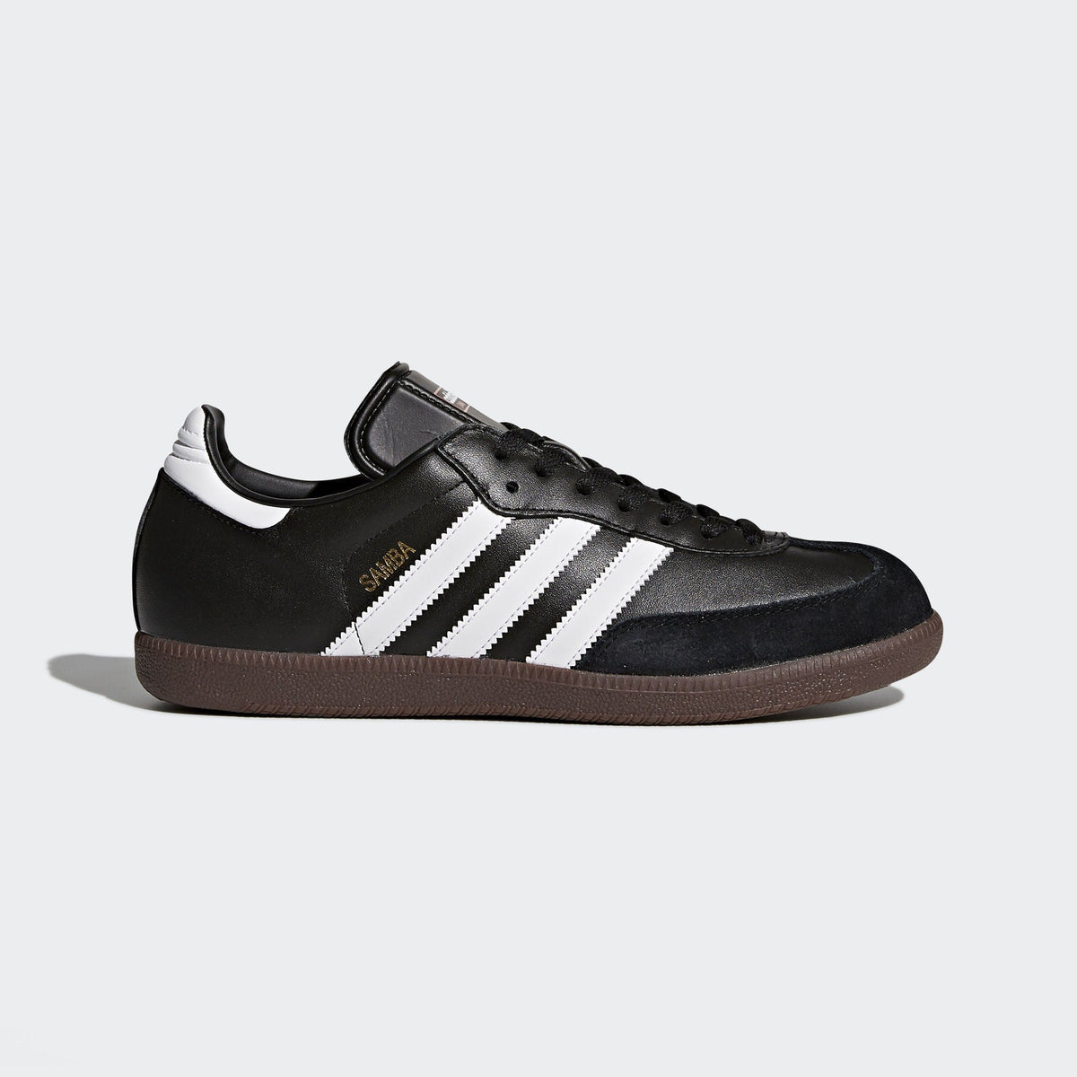 adidas Samba Leather Indoor Shoes Classic - Black/White product image 2, provided for visual reference and product detail