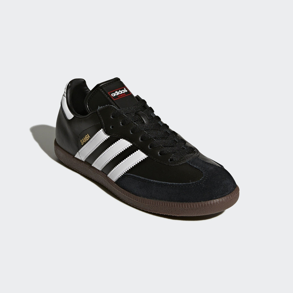adidas Samba Leather Indoor Shoes Classic - Black/White product image 4, provided for visual reference and product detail