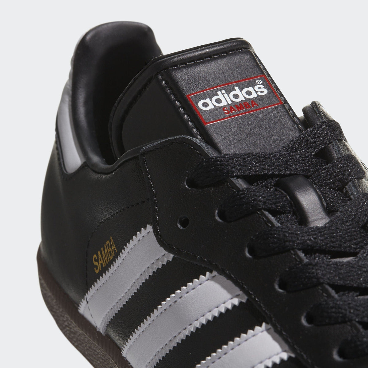 adidas Samba Leather Indoor Shoes Classic - Black/White product image 9, provided for visual reference and product detail