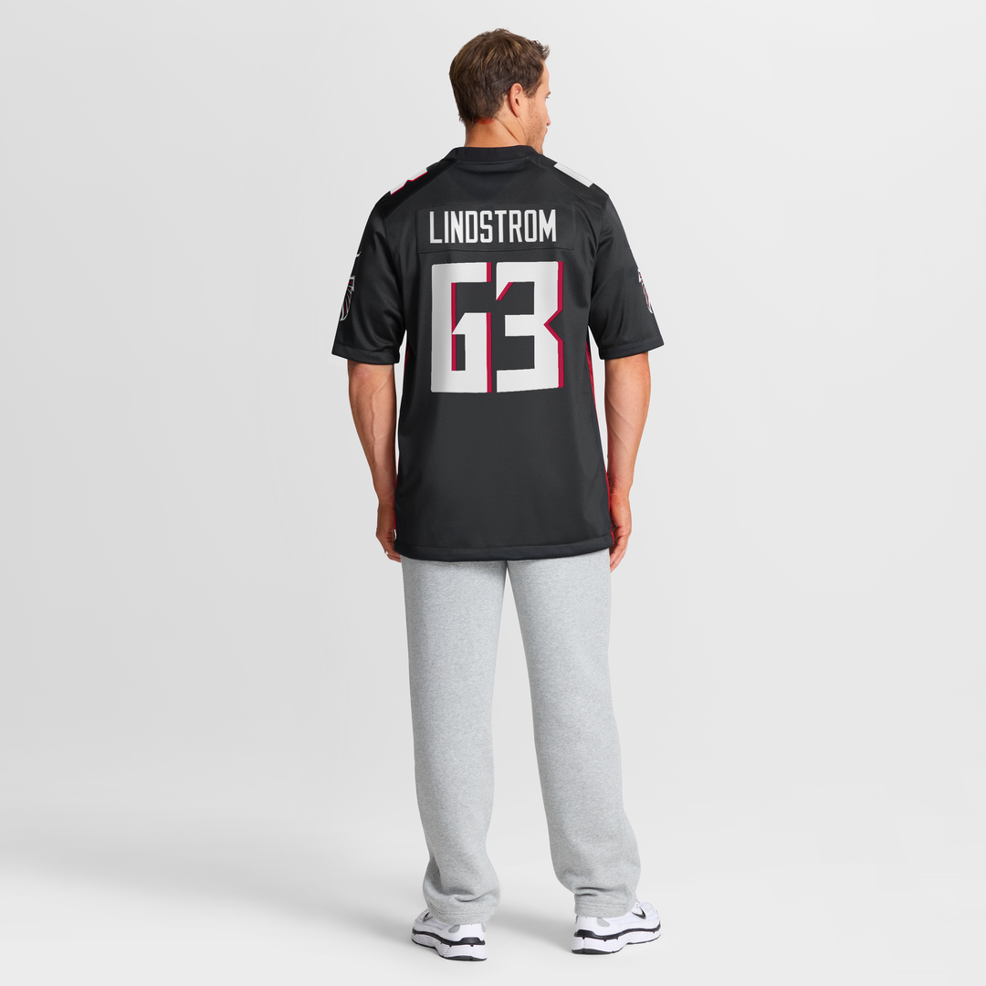 Atlanta Falcons Chris Lindstrom Nike Black Game Jersey product image 8