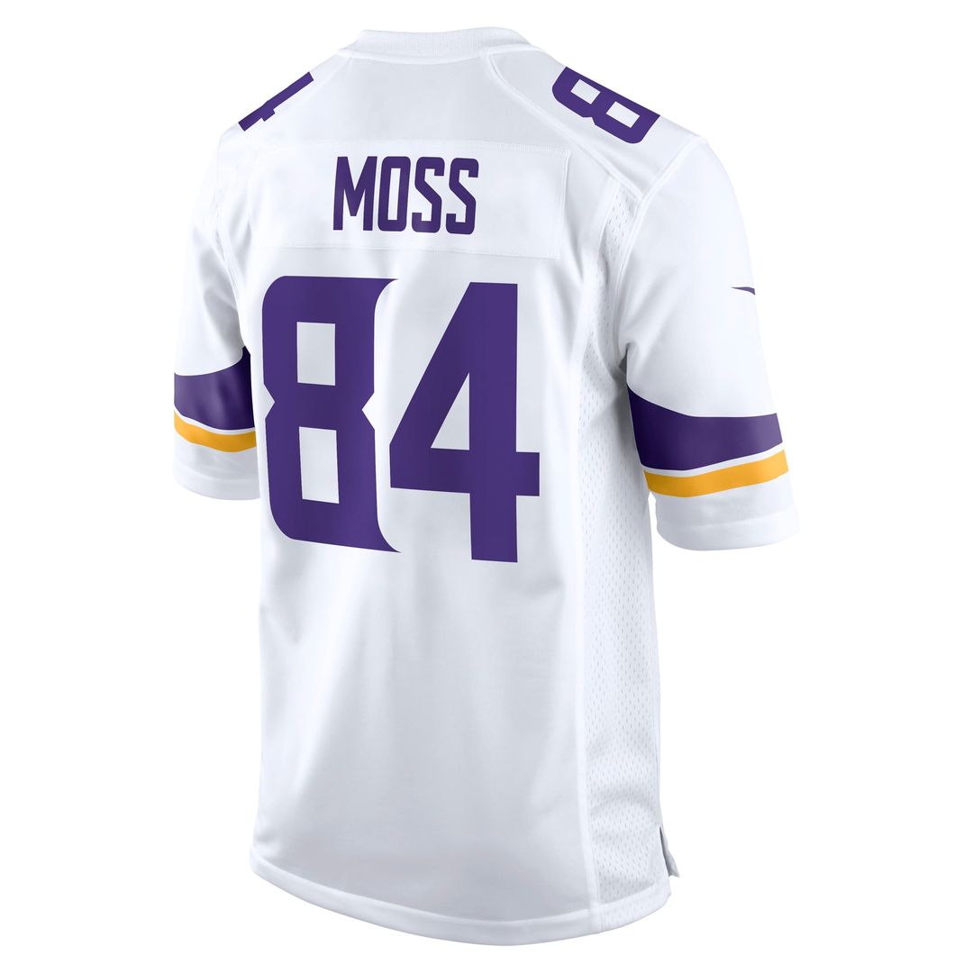 Minnesota Vikings Randy Moss Nike White Retired Game Jersey product image 3