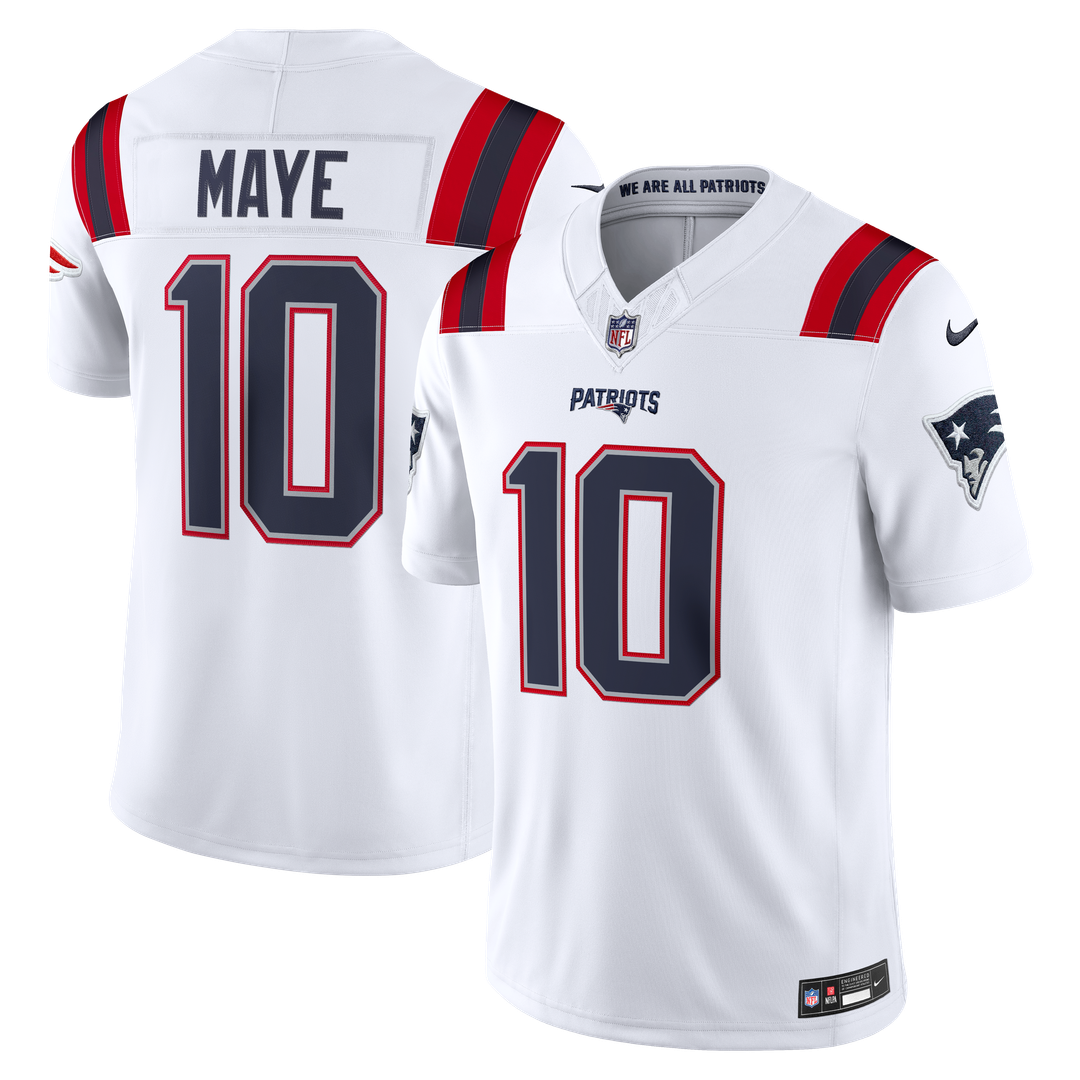 New England Patriots Drake Maye Nike Red Alternate Vapor product image 7
