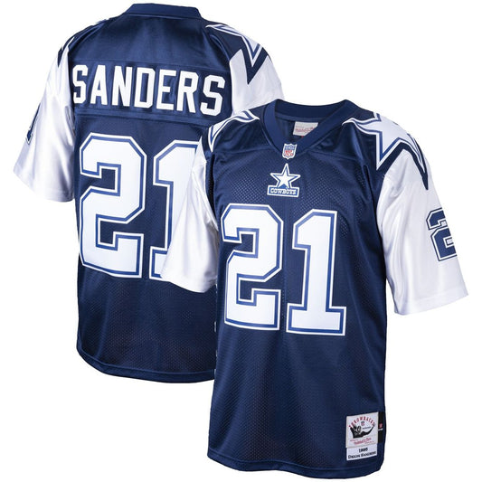 Dallas Cowboys Deion Sanders Mitchell & Ness Navy Big & product image 1