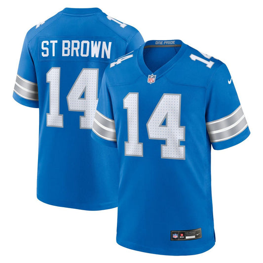 Detroit Lions Amon - Ra St. Brown Nike Blue Game Jersey product image 1