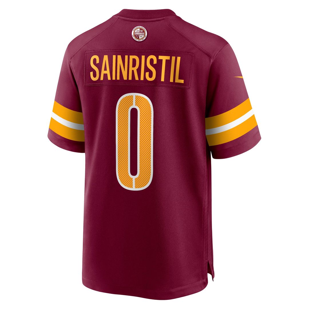 Washington Commanders Mike Sainristil Nike Burgundy Game product image 3