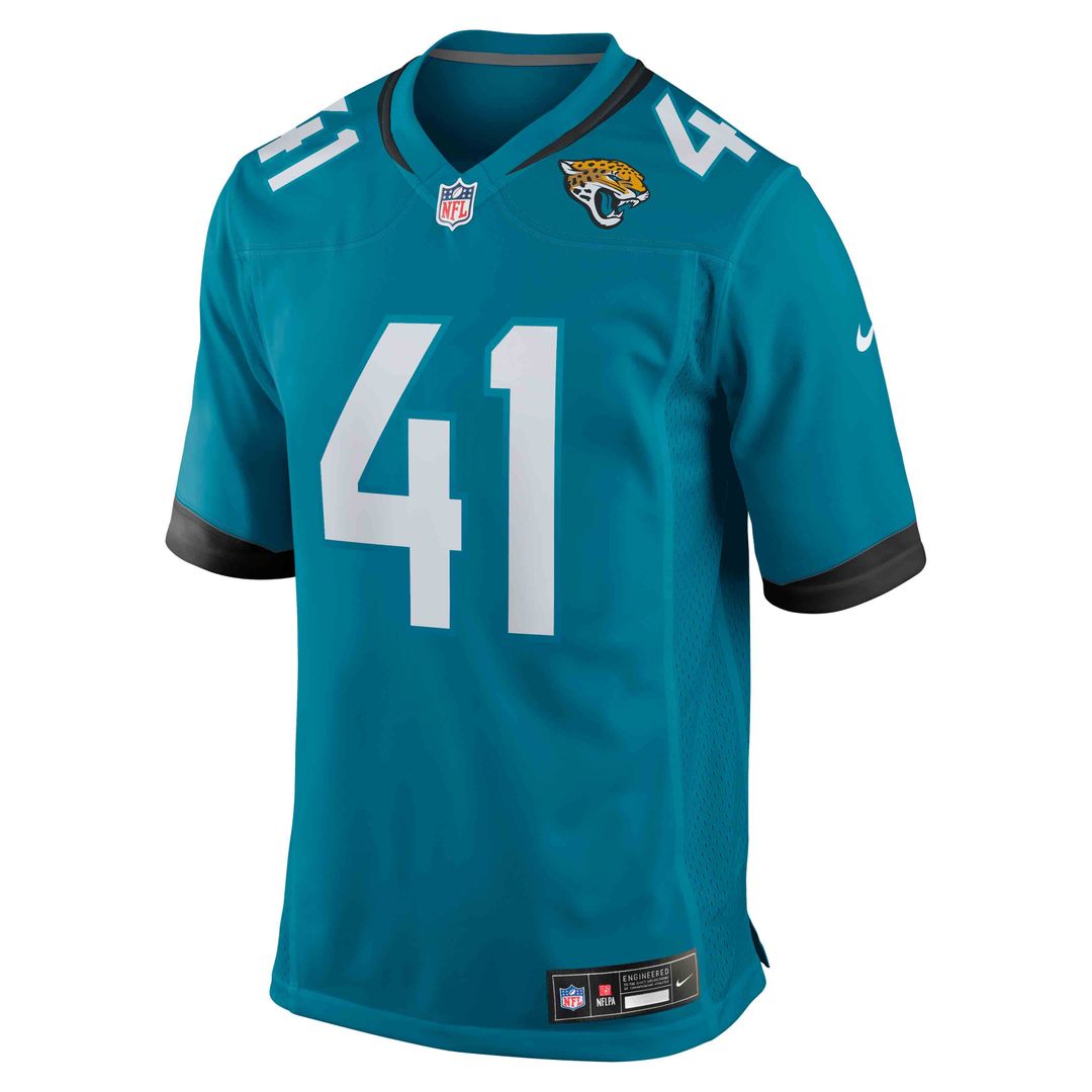 Jacksonville Jaguars Josh Hines - Allen Nike Teal Game product image 2