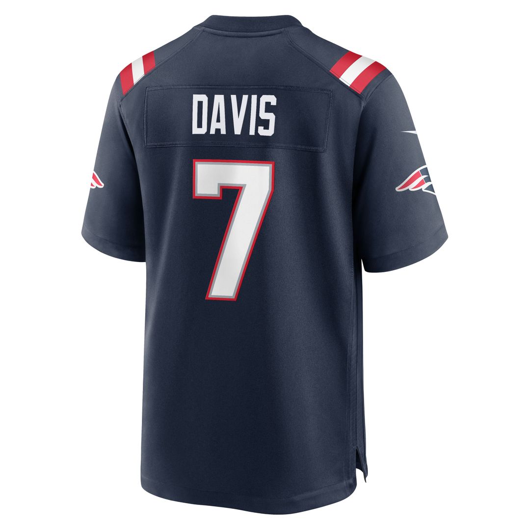 New England Patriots Carlton Davis Nike Navy Game Jersey product image 5
