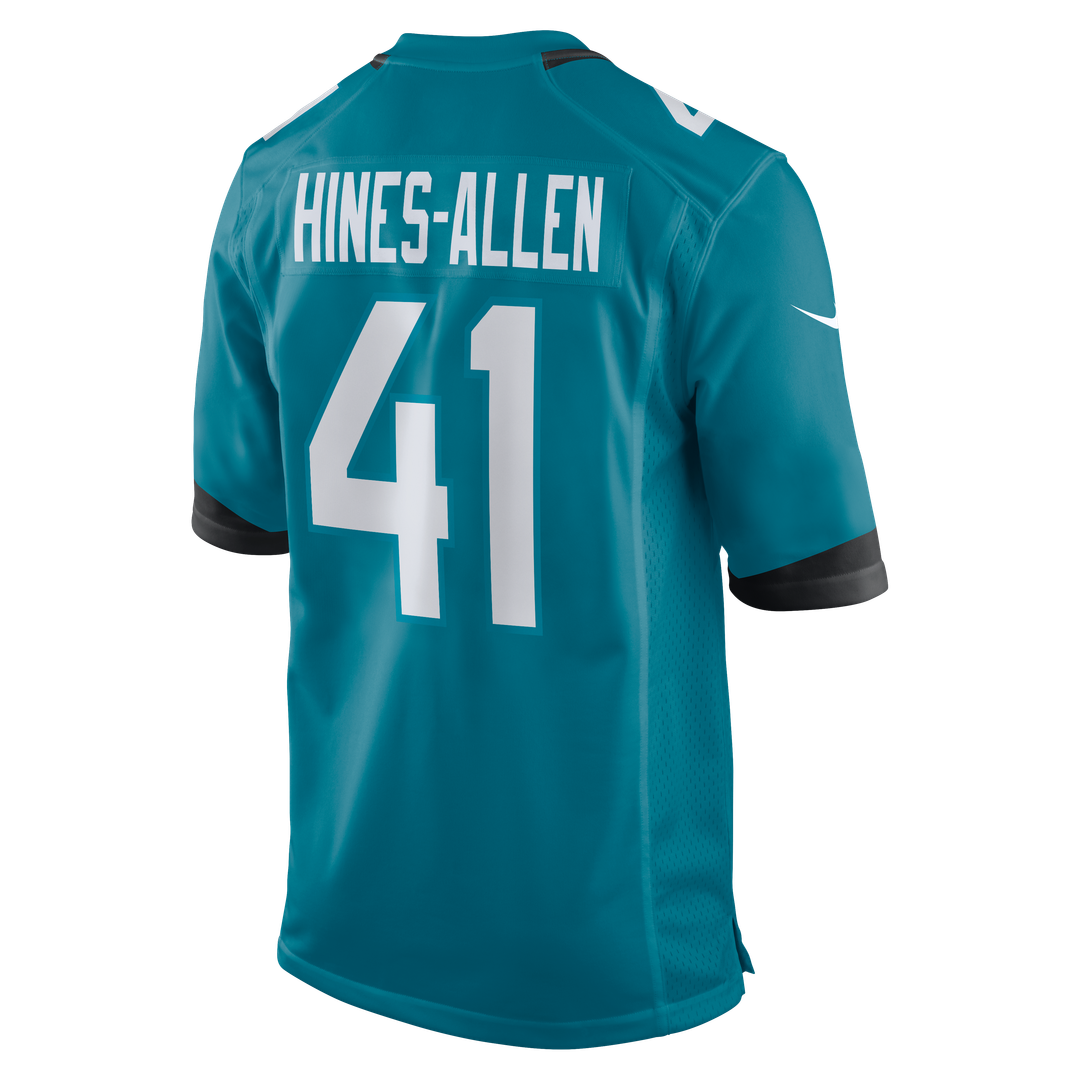 Jacksonville Jaguars Josh Hines - Allen Nike Teal Game product image 3