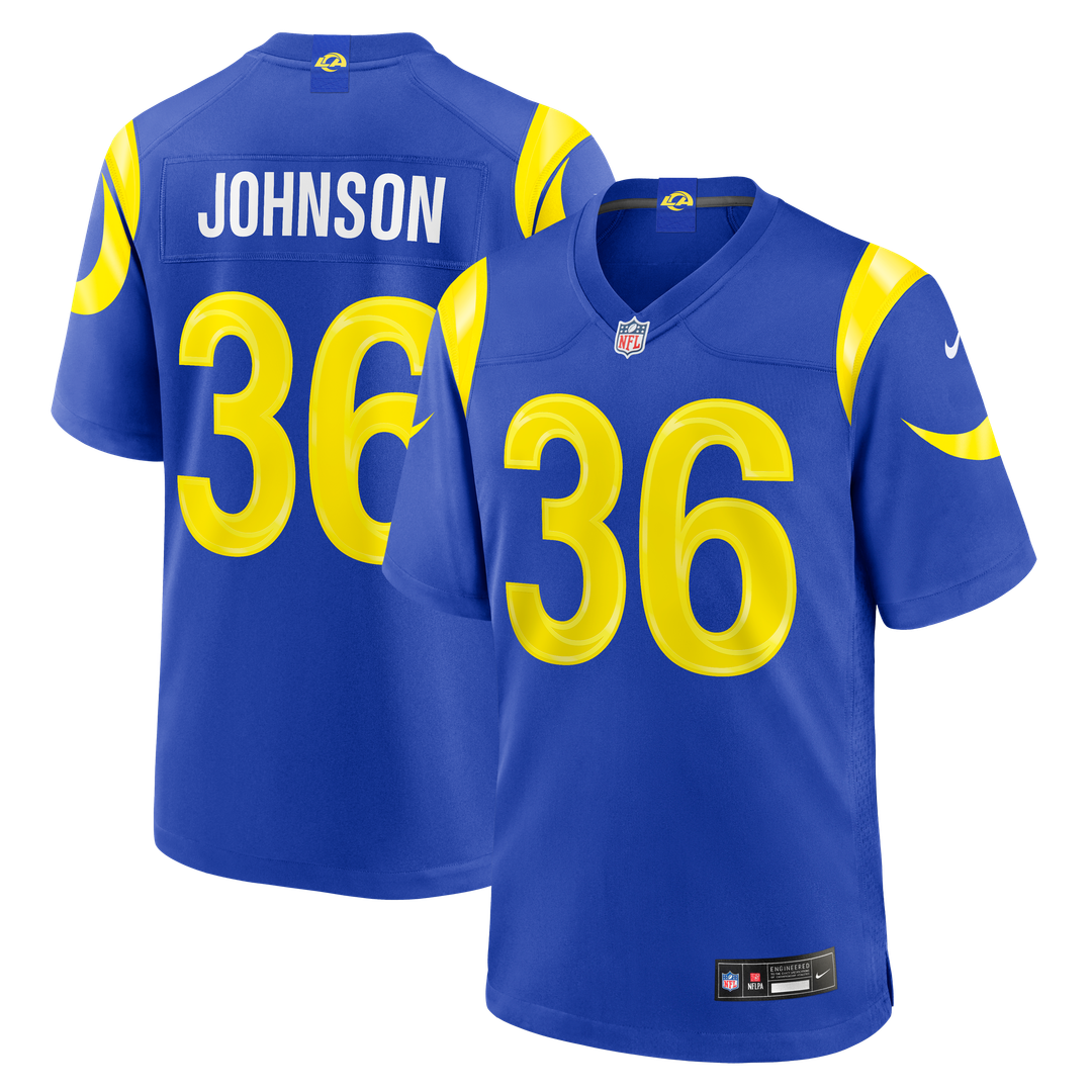 Los Angeles Rams Alex Johnson Nike Royal Game Jersey product image 1