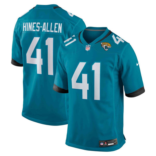 Jacksonville Jaguars Josh Hines - Allen Nike Teal Game product image 1