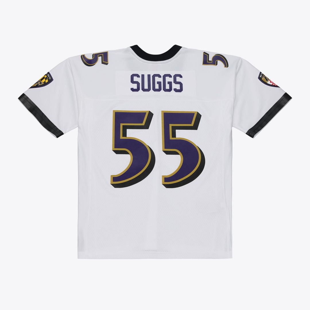 Baltimore Ravens Terrell Suggs Mitchell & Ness White 2003 product image 10