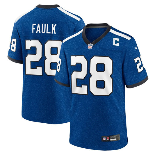 Indianapolis Colts Marshall Faulk Nike Blue Retired Player product image 1