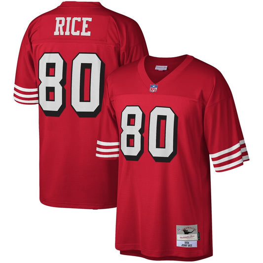 San Francisco 49ers Jerry Rice Mitchell & Ness Scarlet product image 1
