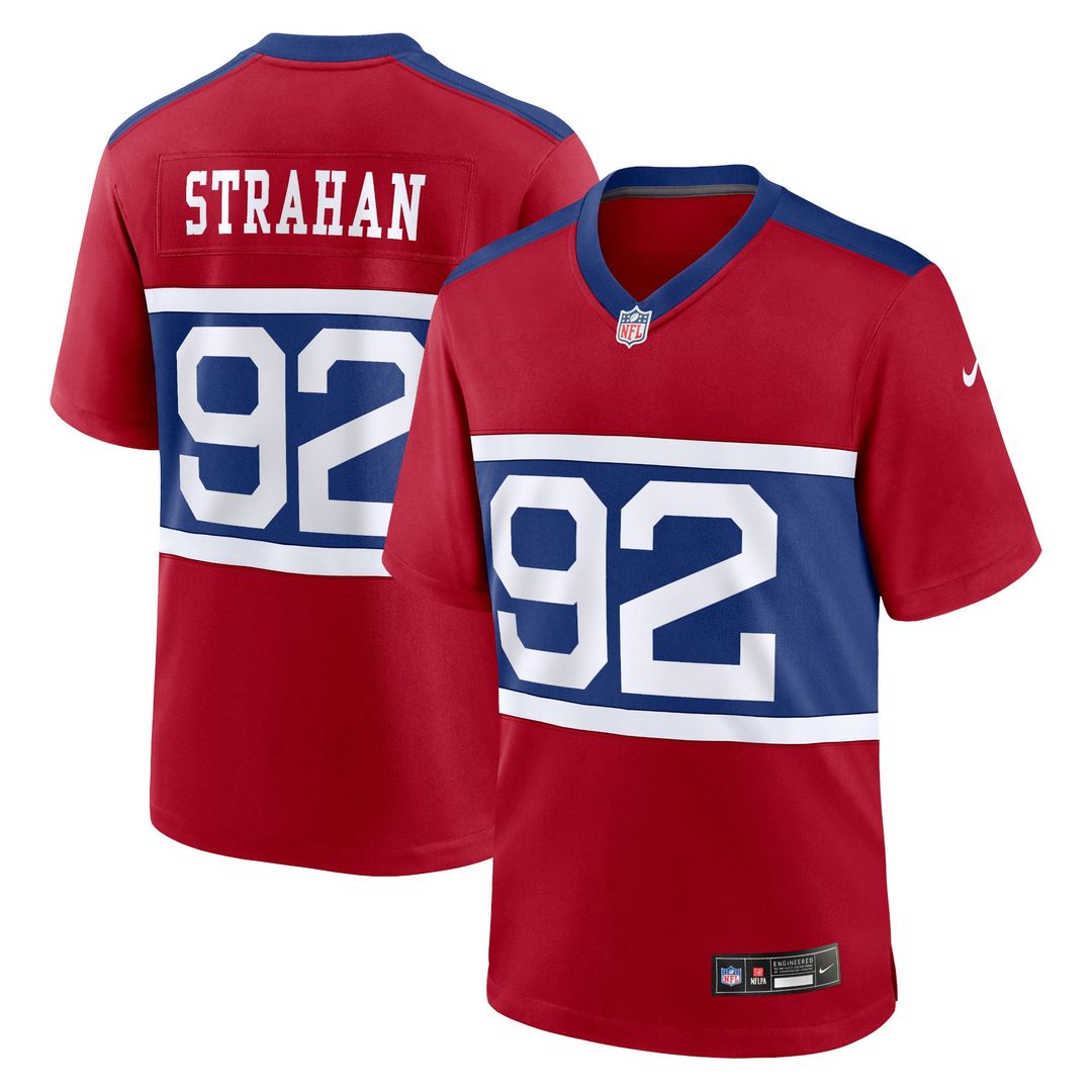 New York Giants Michael Strahan Nike Century Red Alternate product image 1
