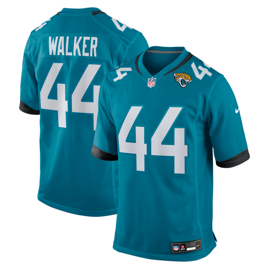 Jacksonville Jaguars Travon Walker Nike Teal Game Jersey product image 1