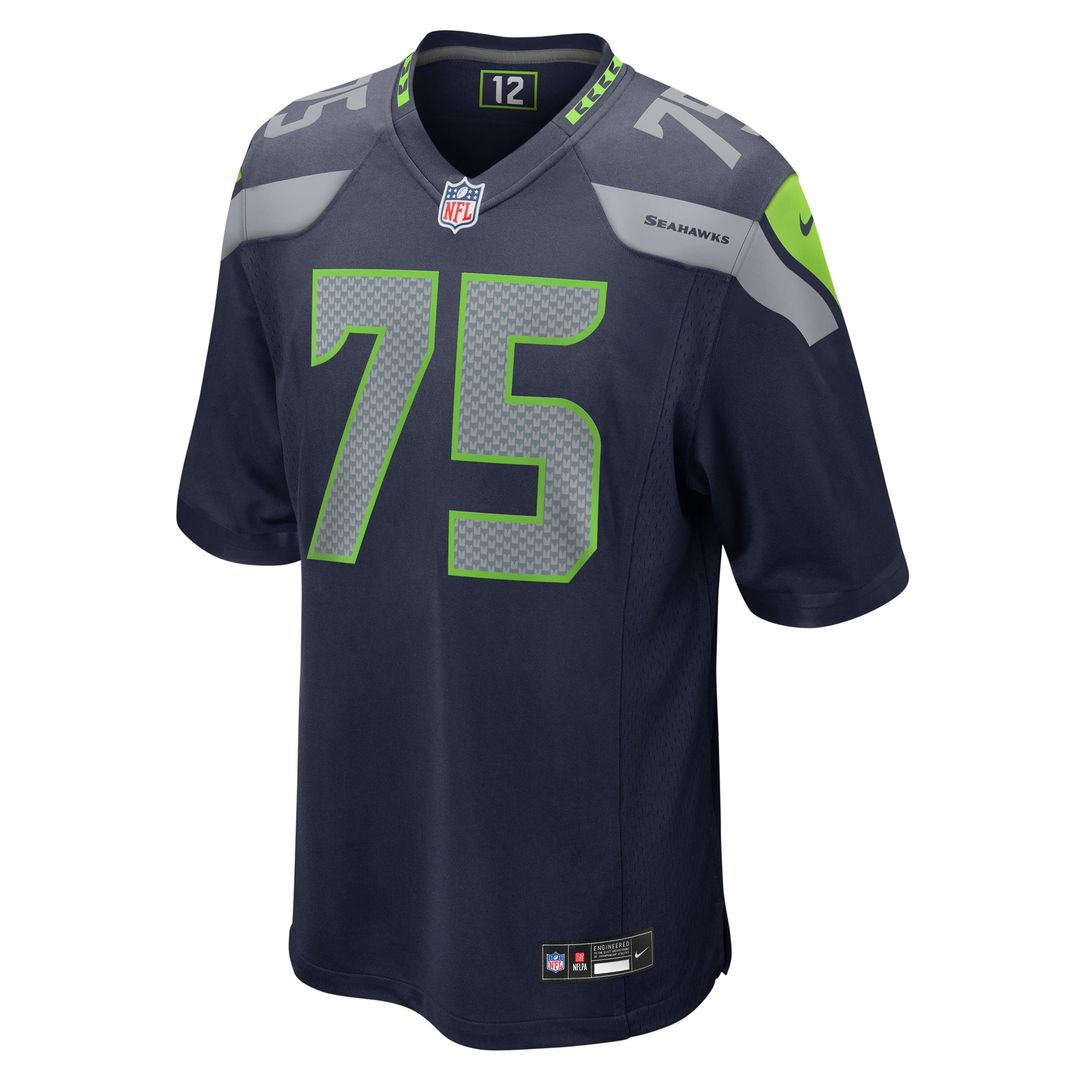 Seattle Seahawks Anthony Bradford Nike College Navy Game product image 2