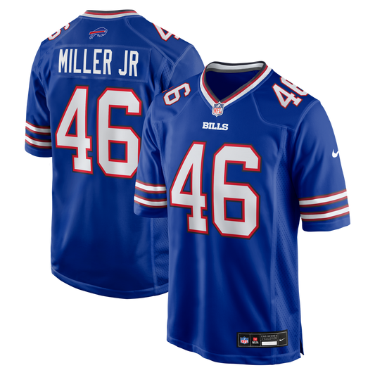Buffalo Bills DJ Miller Jr. Nike Royal Game Jersey product image 1