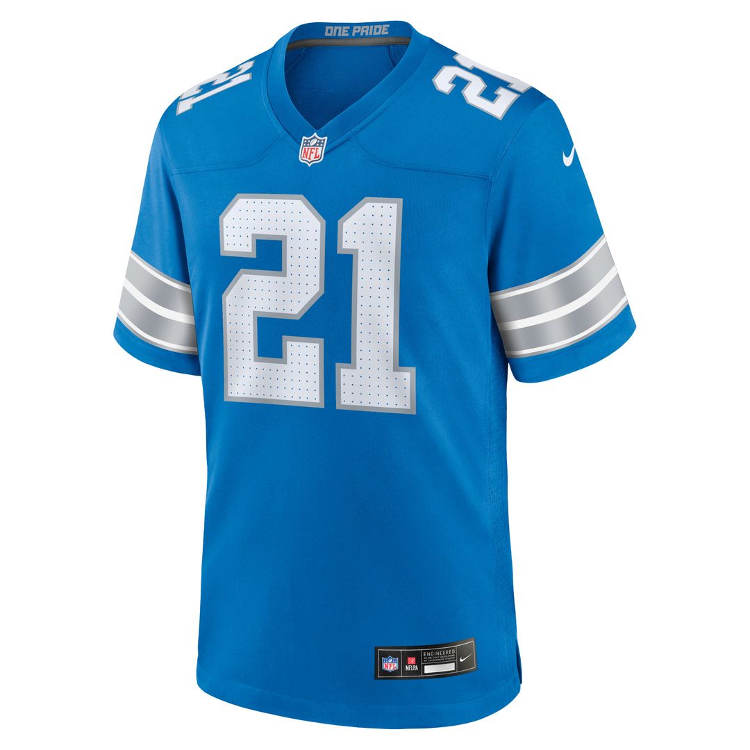 Detroit Lions Roger McCreary Nike Blue Game Jersey product image 2
