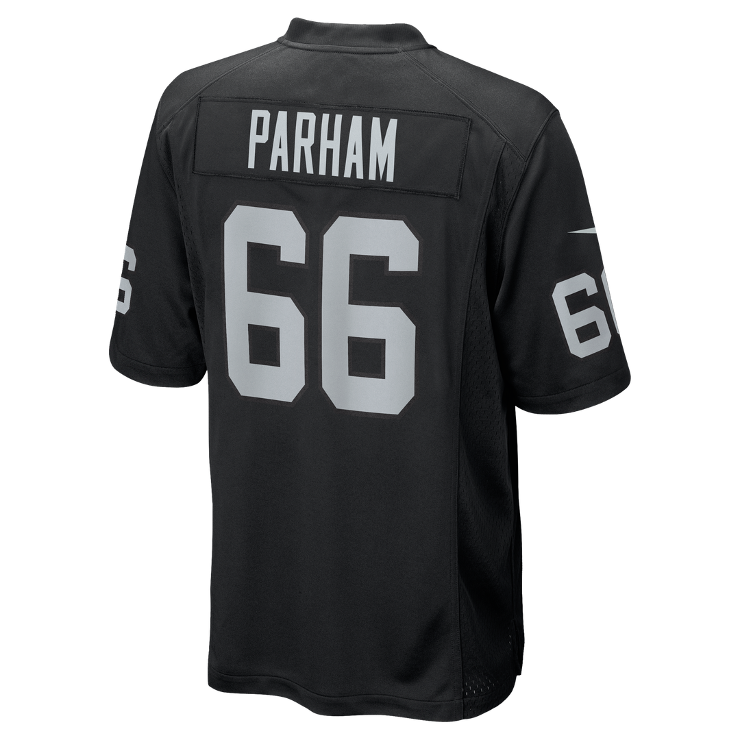 Las Vegas Raiders Dylan Parham Nike Black Game Jersey product image 3