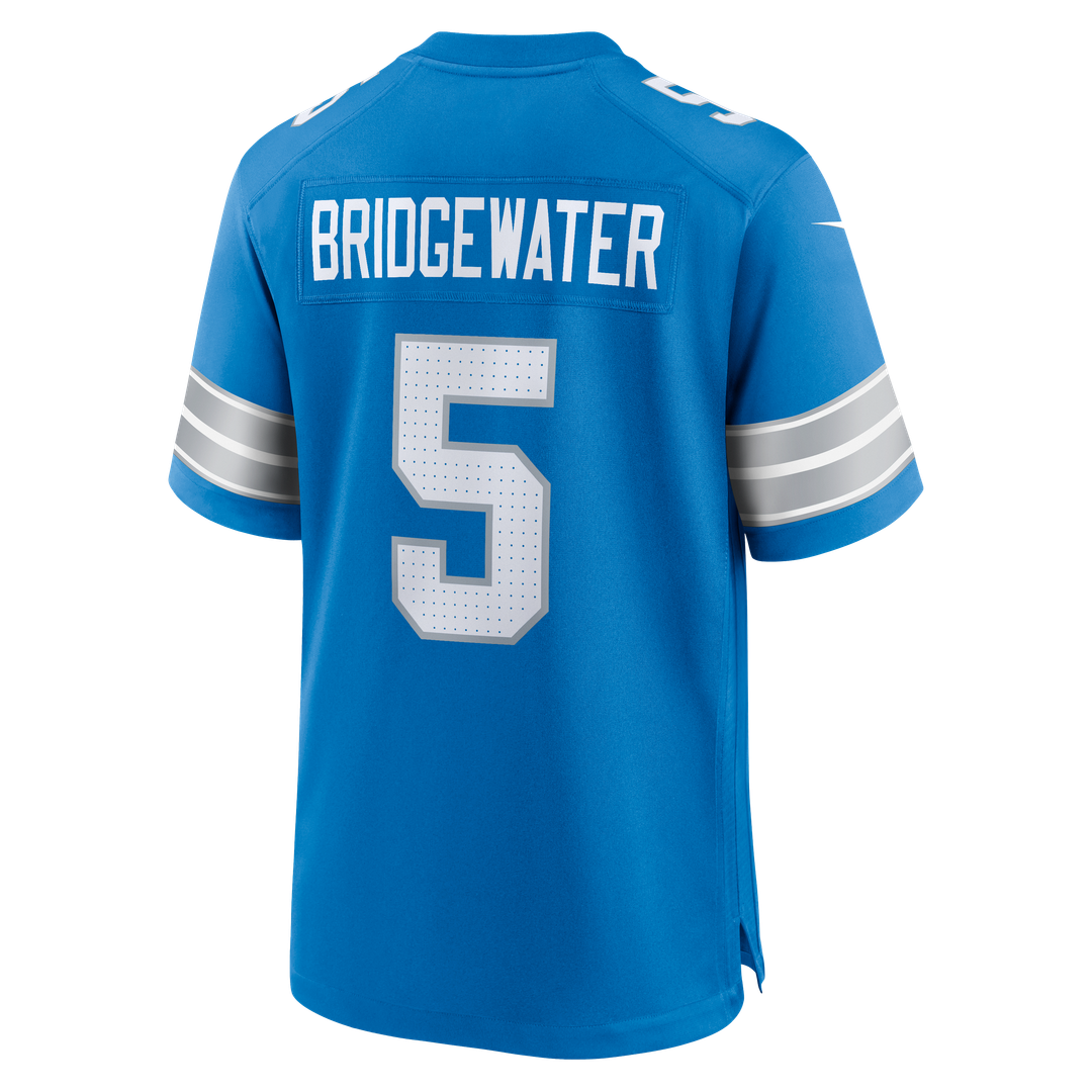 Detroit Lions Teddy Bridgewater Nike Blue Game Jersey product image 3