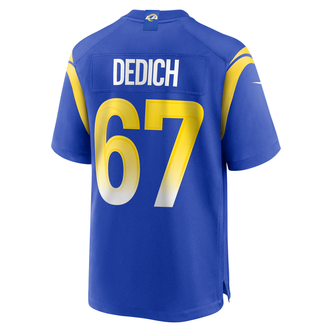 Los Angeles Rams Justin Dedich Nike Royal Game Jersey product image 3