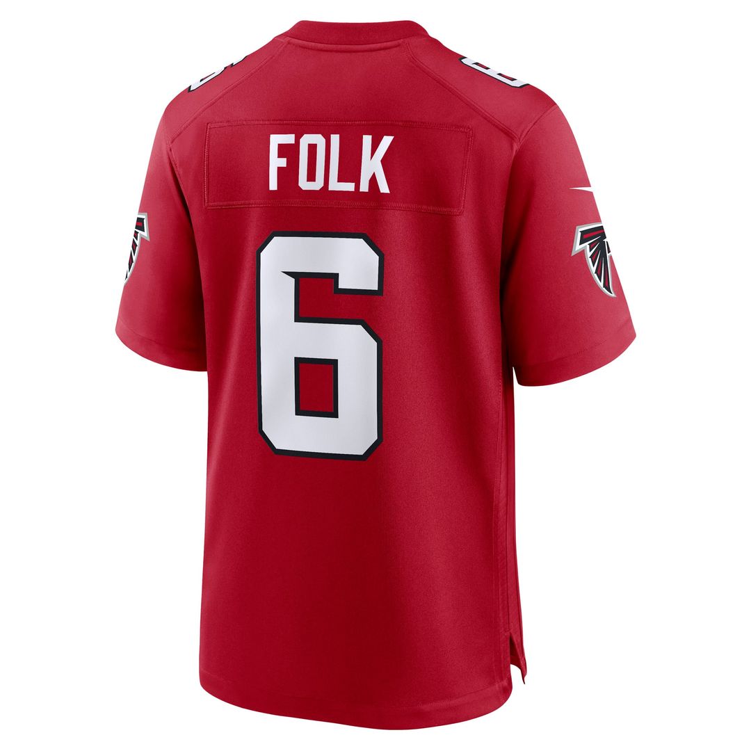 Atlanta Falcons Nick Folk Nike Red Game Jersey product image 3