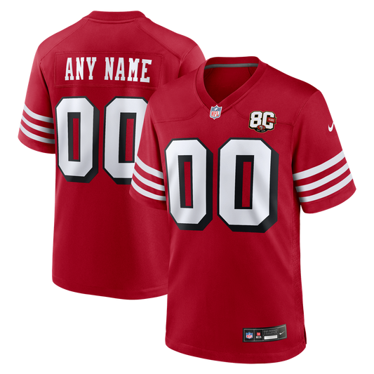 San Francisco 49ers Nike Scarlet 80th Anniversary Alternate product image 1