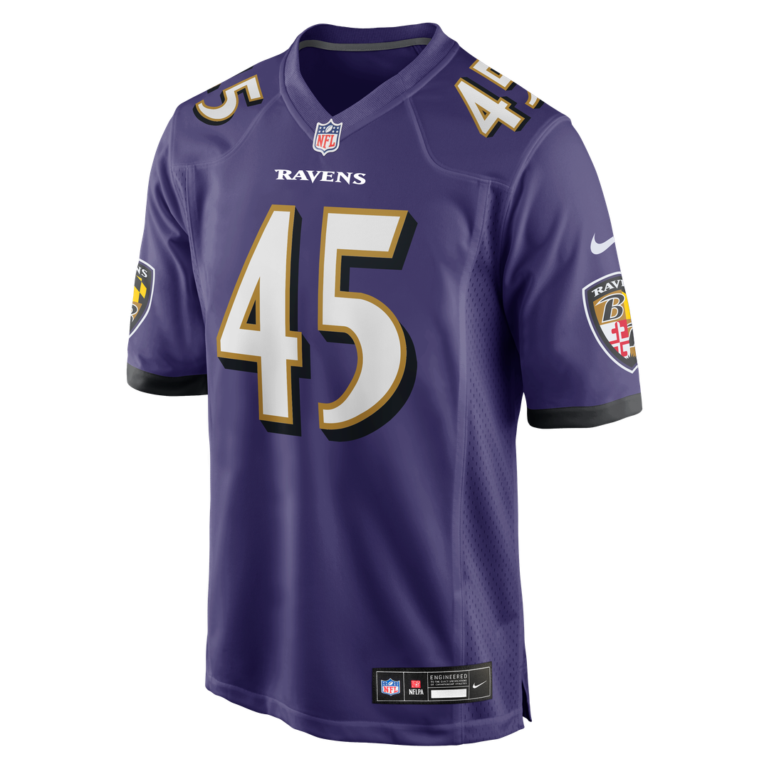 Baltimore Ravens Mike Green Nike Purple Game Jersey product image 2