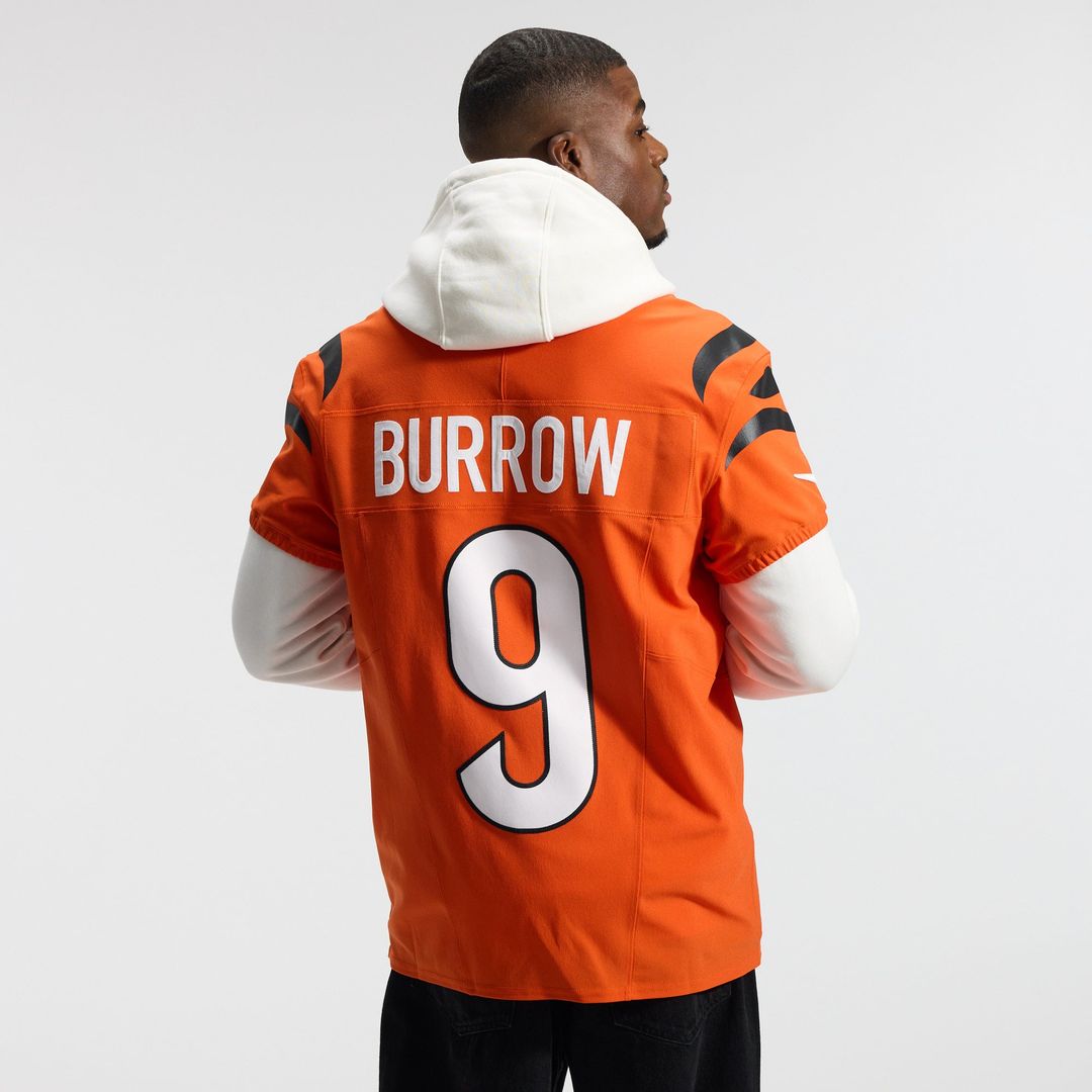 Cincinnati Bengals Joe Burrow Nike Orange Team Vapor FUSE product image 3