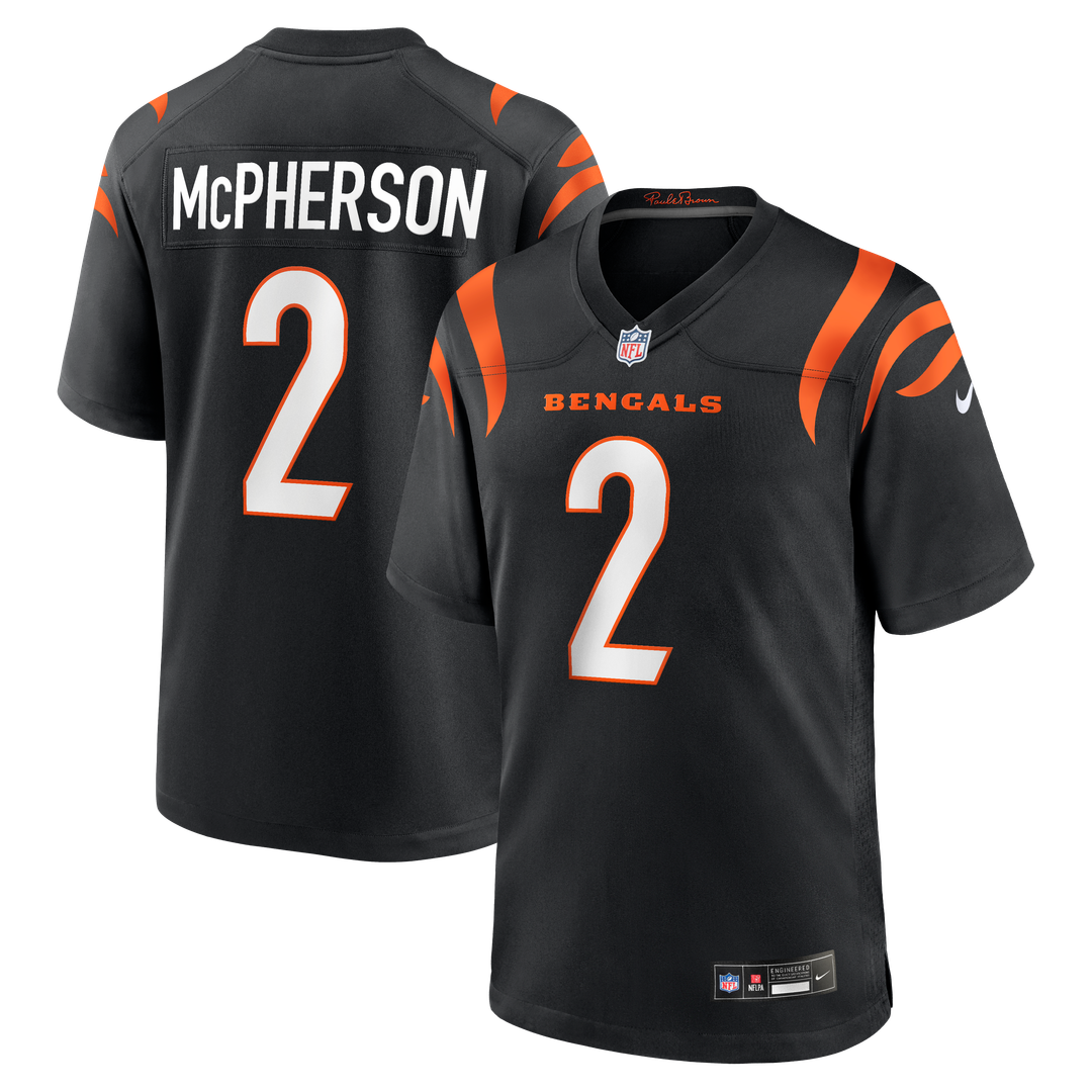 Cincinnati Bengals Evan McPherson Nike Black Game Jersey product image 1