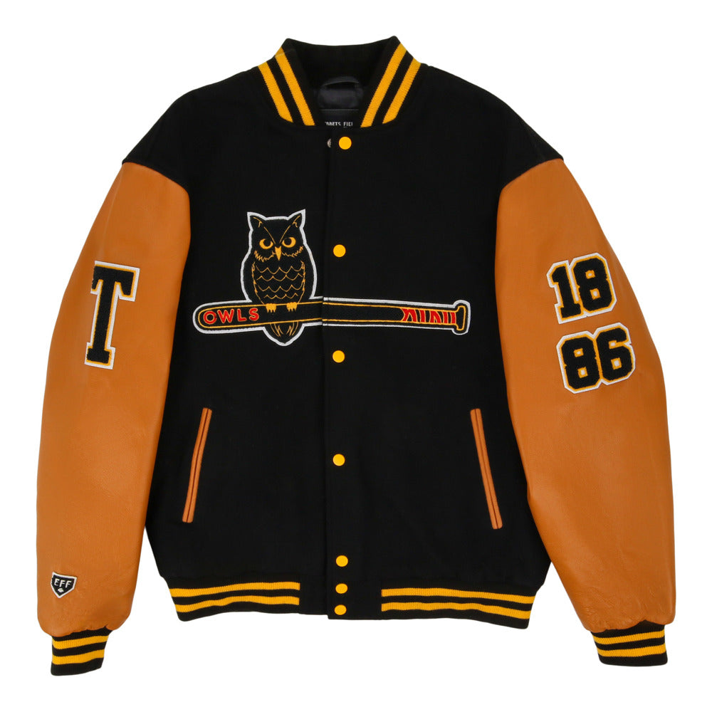 Topeka Owls MiLB Dna Varsity Jacket product image 1, provided for visual reference and product detail review