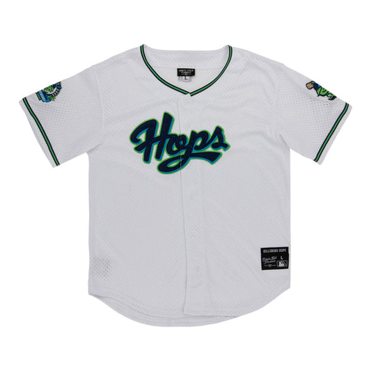 Hillsboro Hops MiLB Button Down Jersey product image 1, provided for visual reference and product detail review